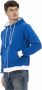 Baldinini Stijlvolle Zip-Through Hoodie voor Heren Blauw Heren - Thumbnail 2
