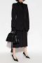 Balenciaga Zwarte Wollen Blazer met Revers Black Dames - Thumbnail 2