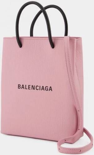 Balenciaga Exclusieve Kalfsleren Handtas voor Vrouwen Roze Dames