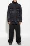 Balenciaga Zwarte Ripstop Katoenen Parka met Witte Spatten Black Heren - Thumbnail 2