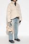 Balenciaga Stijlvolle Pufferjas met Logo Beige Dames - Thumbnail 2