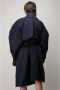 Balenciaga Luxe Oversize Trenchcoat voor Vrouwen Zwart Dames - Thumbnail 2