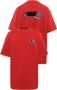 Balenciaga Heren XS Grote Pasvorm T-Shirt Rood Heren - Thumbnail 2
