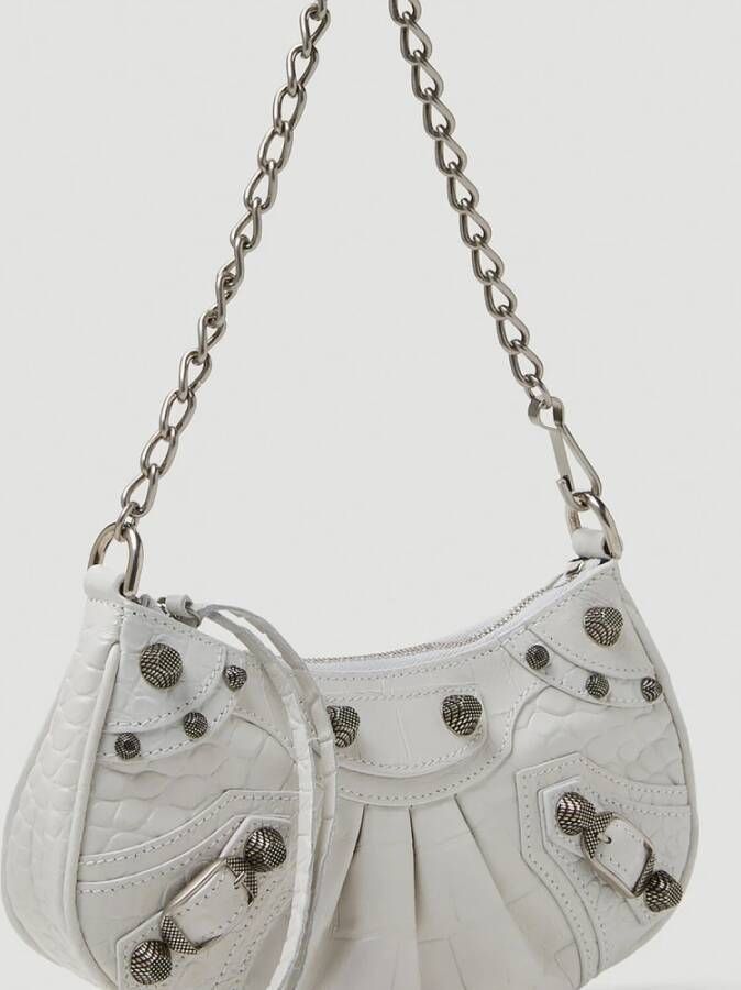 Balenciaga Le cagole mini schoudertas Wit Dames