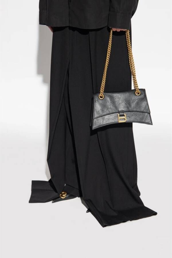 Balenciaga Leren schoudertas Zwart Dames