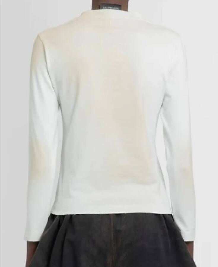 Balenciaga Gratis Styling Tips Print T-Shirt Beige Dames