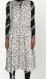Balenciaga Logo-Print Midi Jurk Meerkleurig Dames - Thumbnail 2