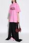 Balenciaga Oversized T-shirt Roze Dames - Thumbnail 2