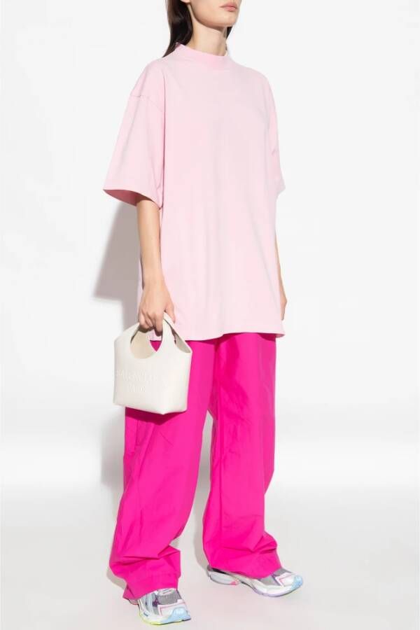 Balenciaga Oversized T-shirt Roze Dames