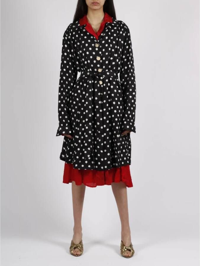 Balenciaga Spuit stippen omkeerbare kleding Zwart Dames