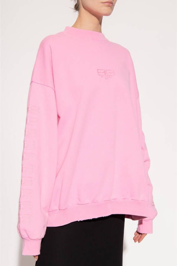Balenciaga Sweatshirt Roze Dames