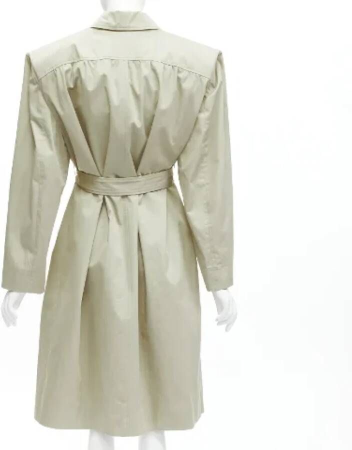 Balenciaga Vintage Pre-owned Cotton outerwear Green Dames