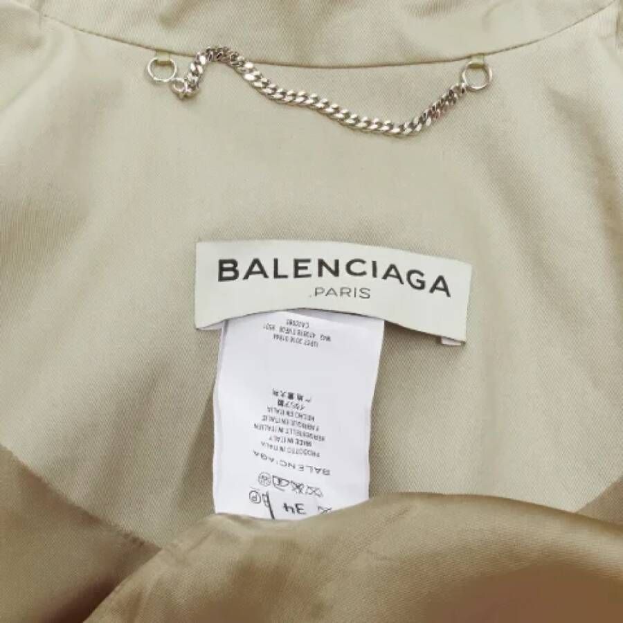Balenciaga Vintage Pre-owned Cotton outerwear Green Dames