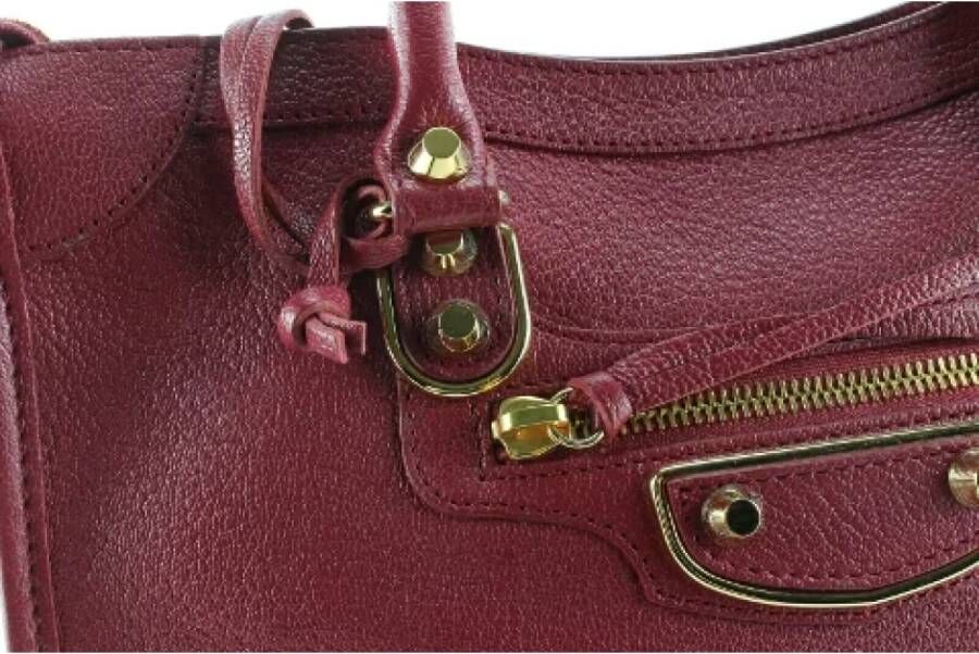 Balenciaga Vintage Pre-owned Fabric handbags Rood Dames