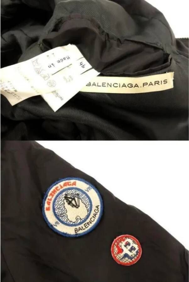 Balenciaga Vintage Pre-owned Fabric outerwear Zwart Dames