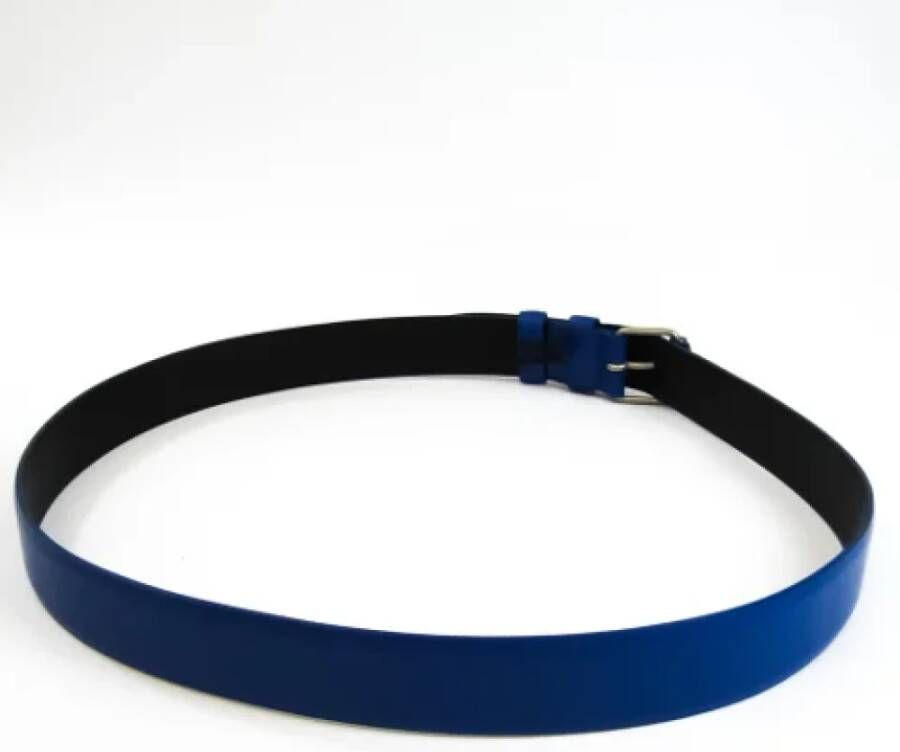 Balenciaga Vintage Pre-owned Leather belts Blauw Dames