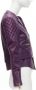 Balenciaga Vintage Pre-owned Leather outerwear Purple Dames - Thumbnail 4