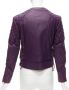 Balenciaga Vintage Pre-owned Leather outerwear Purple Dames - Thumbnail 5