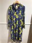 Balenciaga Vintage Pre-owned Polyester dresses Blauw Dames - Thumbnail 2