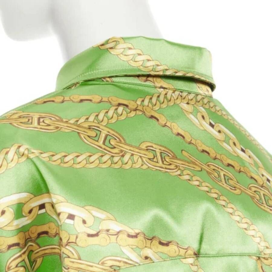 Balenciaga Vintage Pre-owned Polyester tops Green Dames
