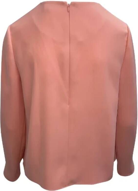 Balenciaga Vintage Pre-owned Polyester tops Oranje Dames