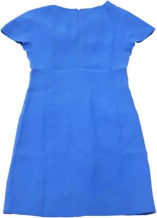 Balenciaga Vintage Pre-owned Silk dresses Blauw Dames