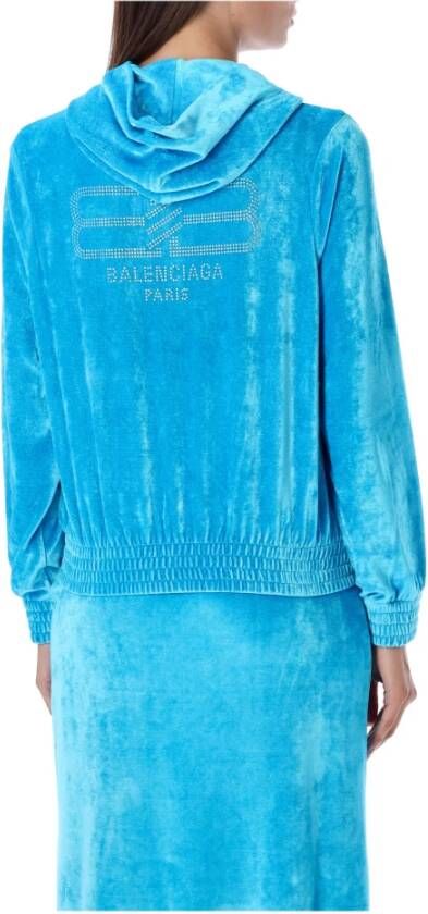 Balenciaga Sweater met rits Blauw Dames