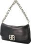 Balenciaga Zwarte leren handtas met verstelbare riem Black Dames - Thumbnail 1