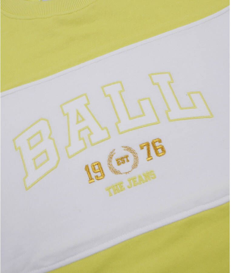 Ball J. Montana Sweatshirt Geel Heren