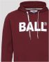 Ball Velvet Sweatshirt met Logo Red Dames - Thumbnail 2