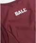 Ball Sportieve Bordeaux Top met Logo Print Brown Dames - Thumbnail 2