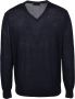 Ballantyne Navy effen trui Zwart Heren - Thumbnail 2