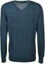Ballantyne V-hals trui vlak Blauw Heren - Thumbnail 2
