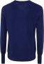 Ballantyne Velvet V Neck Pullover Blauw Heren - Thumbnail 2