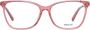 Bally Rode Dames Optische Monturen Trapezium Stijl Red Dames - Thumbnail 2