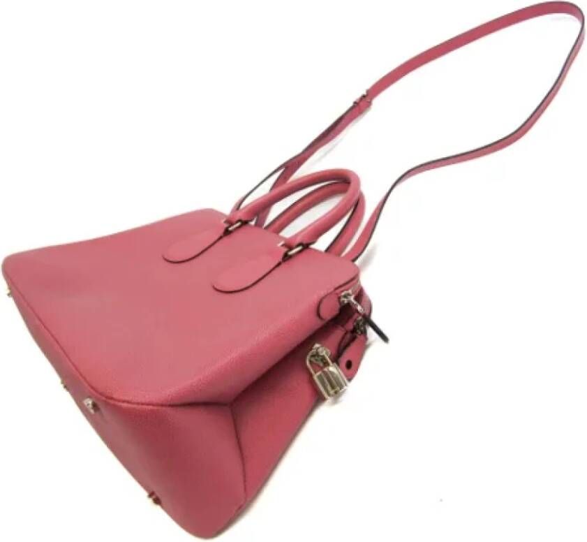 Bally Pre-owned Leather handbags Roze Dames