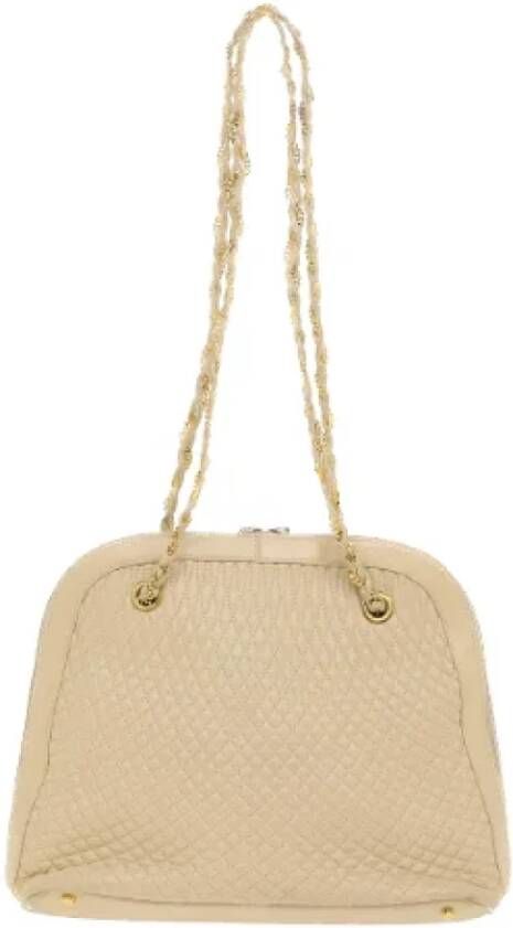 Bally Pre-owned Leather shoulder-bags Beige Dames
