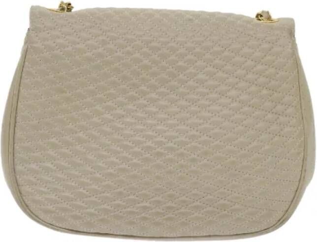 Bally Pre-owned Leather shoulder-bags Beige Dames