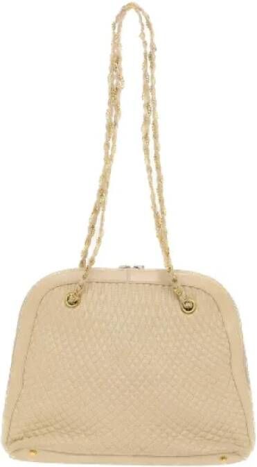 Bally Pre-owned Leather shoulder-bags Beige Dames