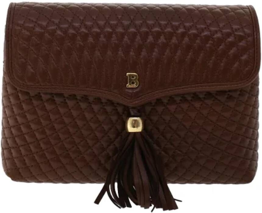 Bally Pre-owned Leather shoulder-bags Brown Dames