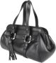 Bally Pre-owned Leather shoulder-bags Zwart Dames - Thumbnail 2