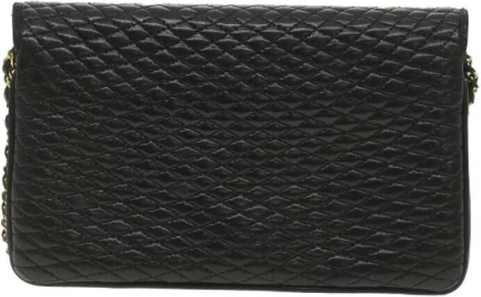 Bally Pre-owned Leather shoulder-bags Zwart Dames