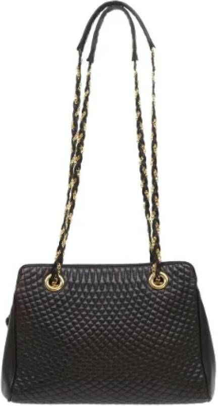 Bally Pre-owned Leather shoulder-bags Zwart Dames