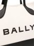 Bally Bar Logo-Print Tote Bag White Dames - Thumbnail 2