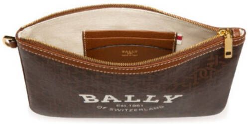 Bally Elegante Bruine Portemonnee Bruin Dames