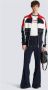 Balmain Stretch flare track pants Blauw Heren - Thumbnail 3