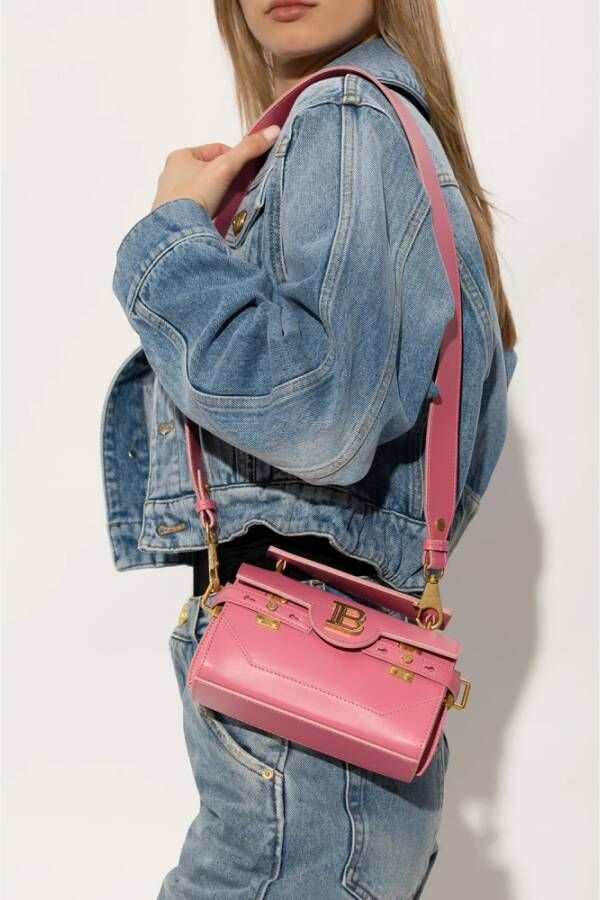 Balmain B-Buzz 19 schoudertas Roze - Foto 7