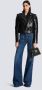 Balmain B-Buzz Dynasty tas in krokodillenprint leer Black Dames - Thumbnail 2