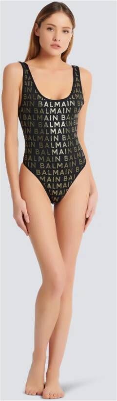 Balmain Mouwloos badpak Zwart - Foto 5