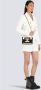 Balmain Small-sized black and white leather 1945 Heritage bag Wit Dames - Thumbnail 7